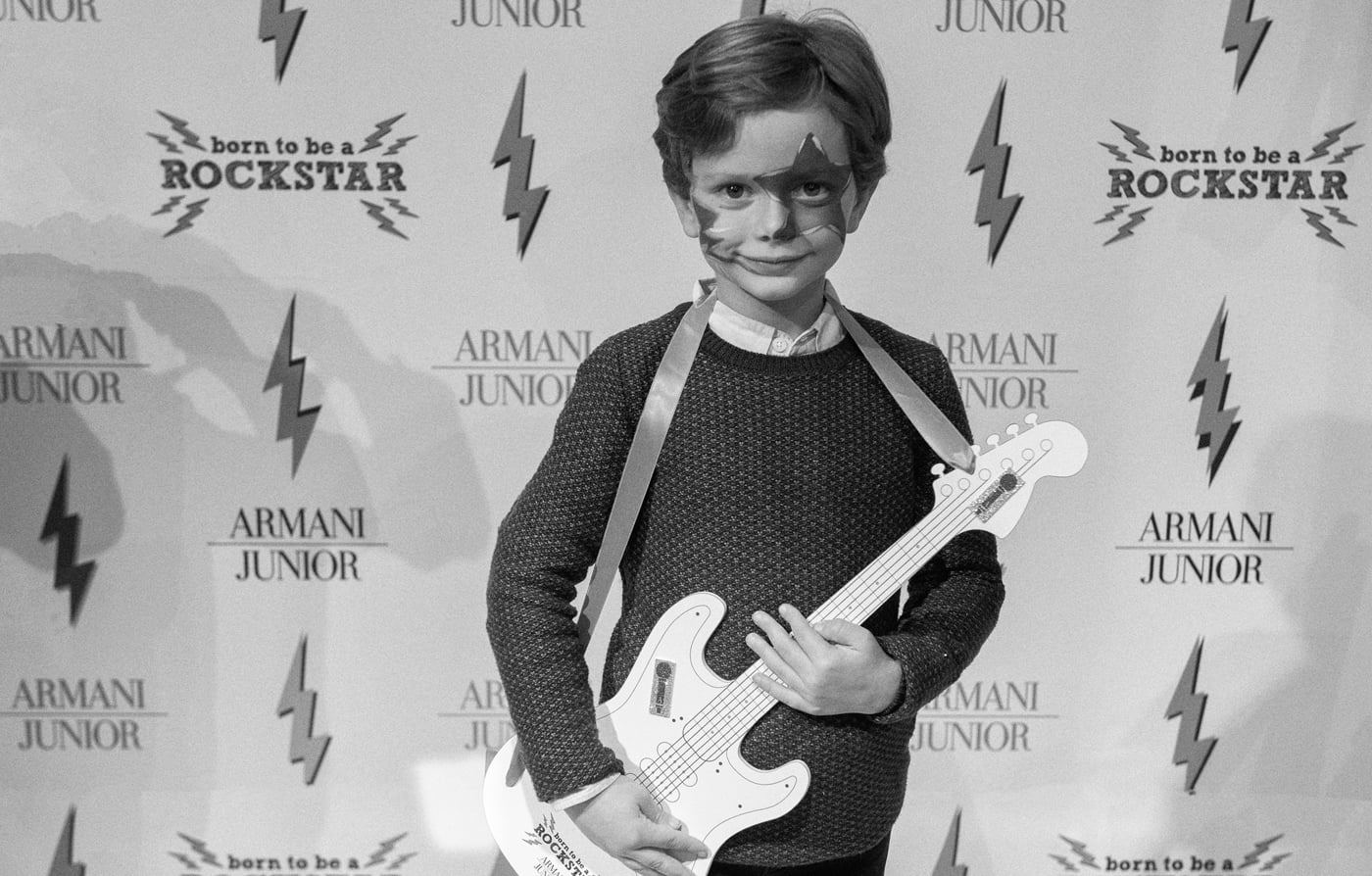 Looking back at the festive faces of Born to be a Rockstar - the Armani Junior Event held at the Emporio Armani Flagship Store in Milan.
Behind the scenes. Riccardo Polcaro, fotografo moda bambino.